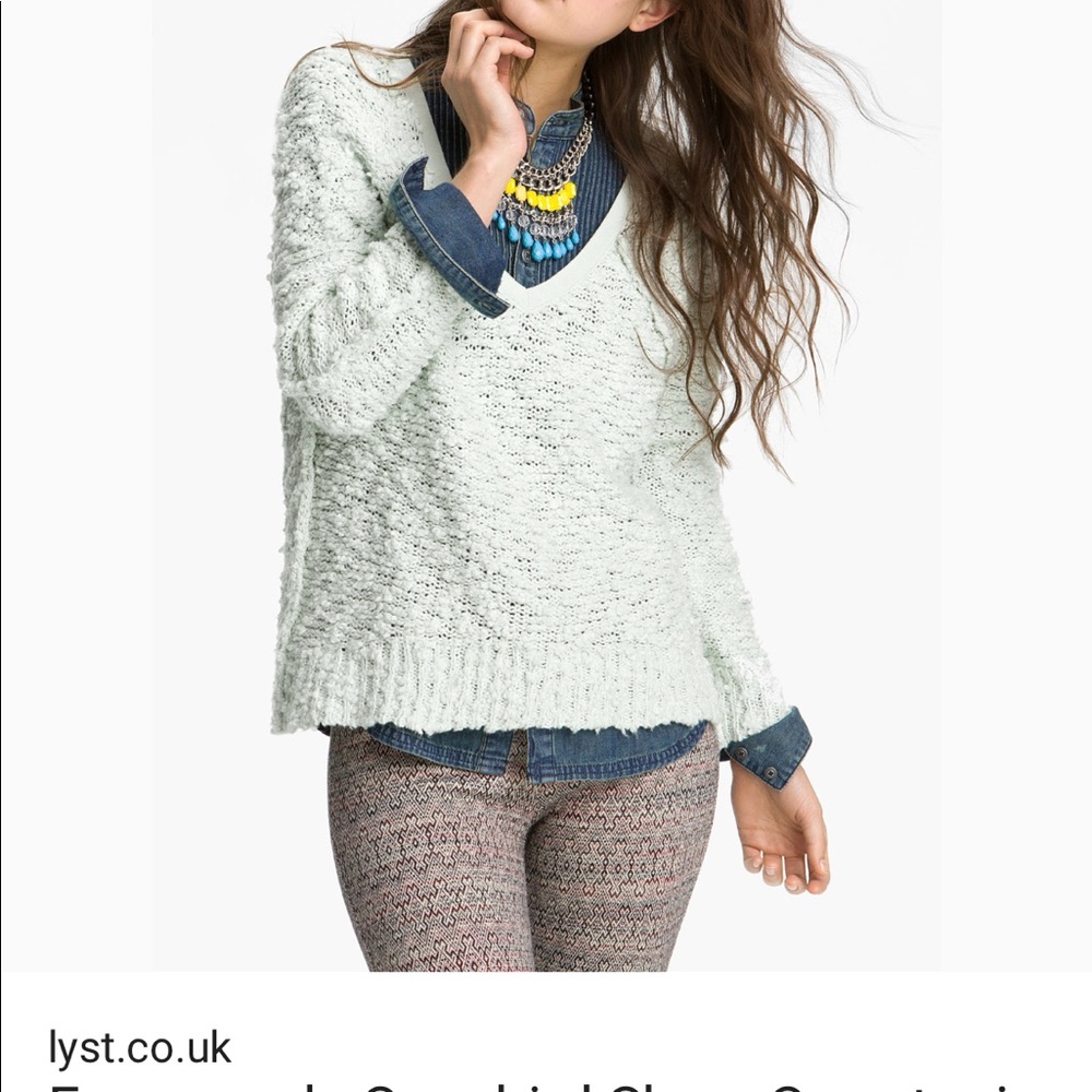 Reduced Free People raglan sweater S/P size